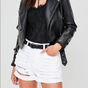Misguided High Waist Shorts